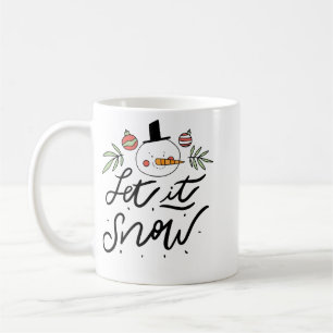 Lass es schneien kaffeetasse