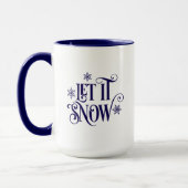 Lass es schneien Kaffeetasse (Links)