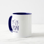 Lass-es-Schneien-Kaffeetasse Tasse (Vorderseite Links)