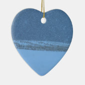 Lass es schneien keramikornament (Rechts)