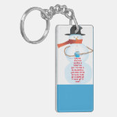 "Lass es schneien-lassen es schnee!" Schlüsselanhänger (Vorderseite links)