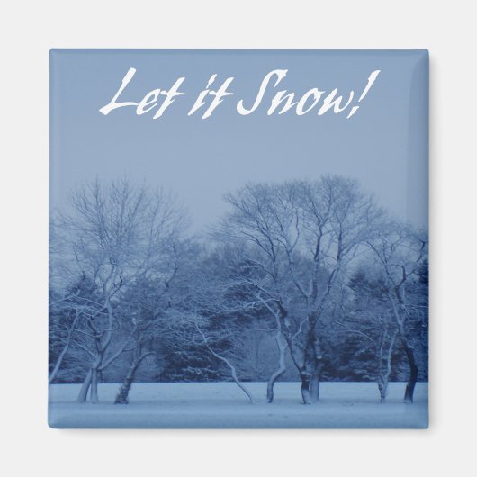 Lass es schneien magnet (Vorne)