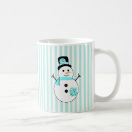 Lass es schneien, Schneemann Weihnachts-Kaffee-Tas Kaffeetasse