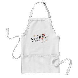 Lass es schneien schürze