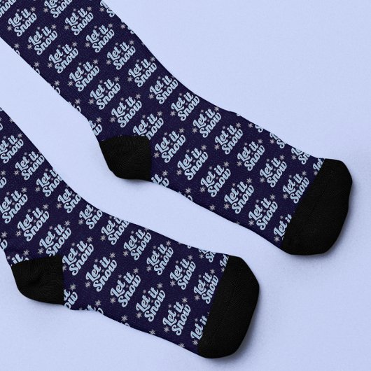 Lass es schneien socken