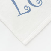 Lass es schneit! (Arctic Fox) Fleecedecke (Ecke)