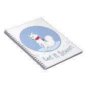Lass es schneit! (Arctic Fox) Notizblock (Rechte Seite)