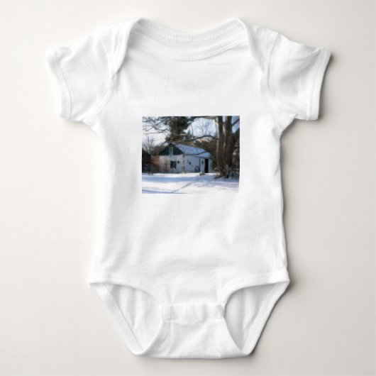 Lass es schneit! baby strampler (Vorderseite)