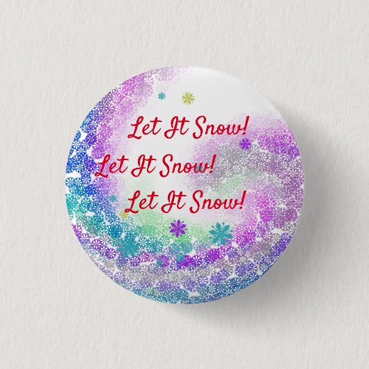 Lass es schneit! button (Vorderseite)