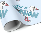 Lass es schneit! geschenkpapier (Rolleneckpunkt)