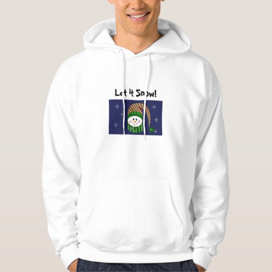 Lass es schneit! hoodie (Vorderseite)