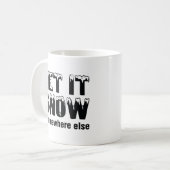 Lass es schneit... irgendwo anders. kaffeetasse (Vorderseite Links)