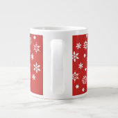 Lass es schneit! Jumbo-Tasse (Rückseite)