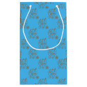 "Lass es schneit!" Kleine Geschenktüte (Rückseite)