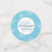 Lass es schneit! konfetti (Klein Vorderseite)