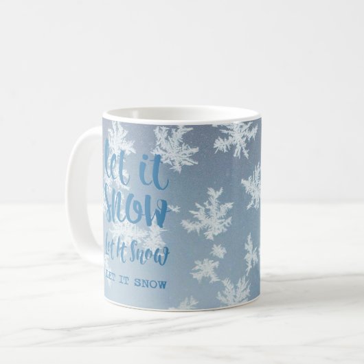 Lass es schneit, lass es schnee, lass es schnee! kaffeetasse (Vorderseite Links)