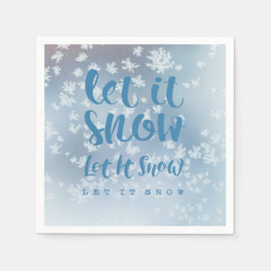 Lass es schneit, lass es schnee, lass es schnee! serviette