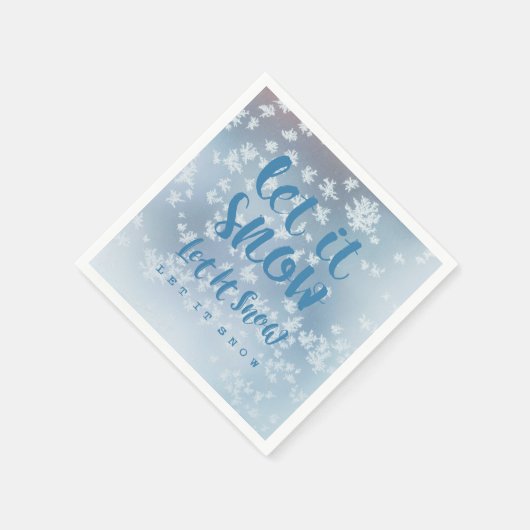 Lass es schneit, lass es schnee, lass es schnee! serviette (Ecke)