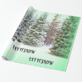 Lass es schneit! Lass es schneit! Lass es schneit! Geschenkpapier (Ungerollt)