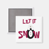 Lass es schneit... magnet (Vorderseite/Rückseite)