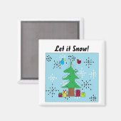 Lass es schneit! magnet (Vorderseite/Rückseite)