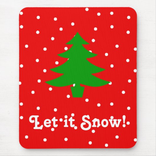 Lass es schneit! mousepad (Vorne)