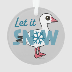 Lass es schneit! ornament
