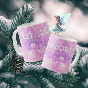 Lass es schneit! Snowman Holiday Kaffeetasse