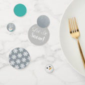 Lass es schneit! Snowman Konfetti (Gruppe)