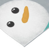 Lass es schneit! Snowman Kurzer Tischläufer (Ecke)
