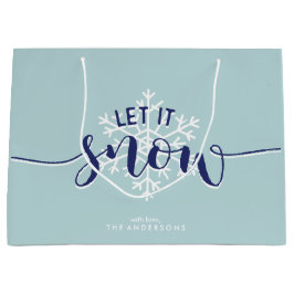 Lass es schneit! Winterurlaub Große Geschenktüte