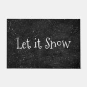 Lass es schwarz singen fußmatte (Vorderseite)