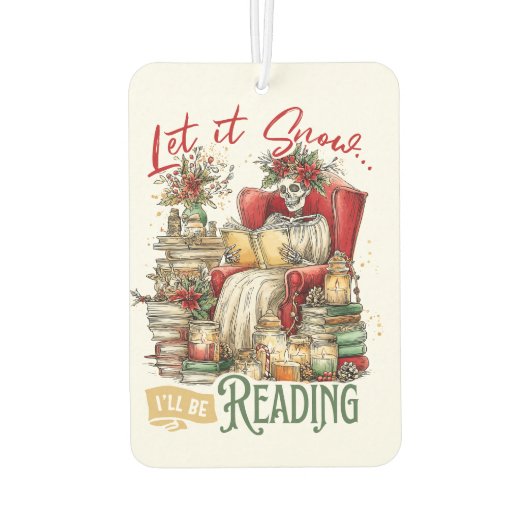 Lass es sehen, dass ich lese autolufterfrischer (Rückseite)