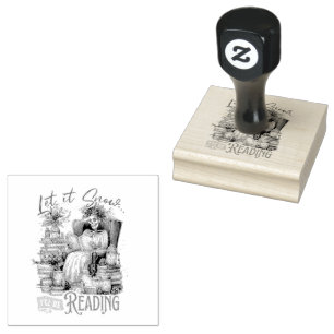 Lass es sehen, dass ich lese gummistempel