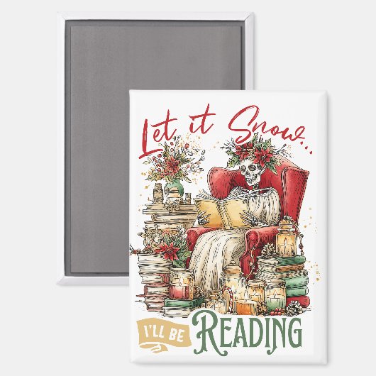 Lass es sehen, dass ich lese magnet (Vorderseite/Rückseite)