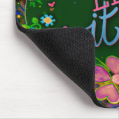 Lass, es sei floral Inspirierend Herzen Hübsch Spa Mousepad (Ecke)