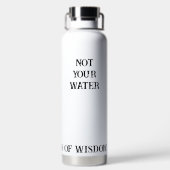 "Lass es sei" Ihre Kupfer-Vakuum-Flasche Trinkflasche (Rückseite)