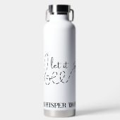 "Lass es sei" Ihre Kupfer-Vakuum-Flasche Trinkflasche (Vorderseite)