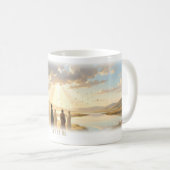 Lass es sein Friedlicher Gebets-Kunstbecher Kaffeetasse (VorderseiteRechts)