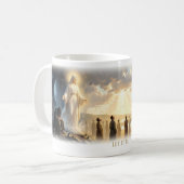 Lass es sein Friedlicher Gebets-Kunstbecher Kaffeetasse (Vorderseite Links)