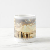 Lass es sein Friedlicher Gebets-Kunstbecher Kaffeetasse (Mittel)