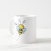 Lass es sein, Motivation zitieren Hand zeichnend T Kaffeetasse (Vorderseite Links)