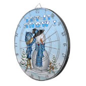 Lass es Snowman Dart Board Dartscheibe (Vorderseite rechts)