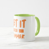 lass es Sommer Tasse (VorderseiteRechts)