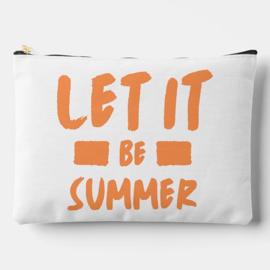 lass es Sommer Zubehörtasche (Vorderseite)