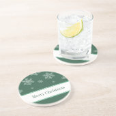 Lass es Untersetzer schnee, grün (Seite)