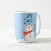 Lass es Weihnachten Kaffeetasse (VorderseiteRechts)