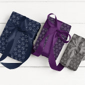 Lass es Weihnachten Schneeflocken Geschenkpapier Set