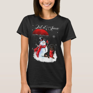 Lass es Weihnachten Shirt Niedliche Dackel und Sch