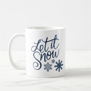 Lass es Weihnachten-Tasse schneien Kaffeetasse
